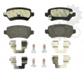 1605122 FDB1521 Placute frana spate Opel Astra G FERODO